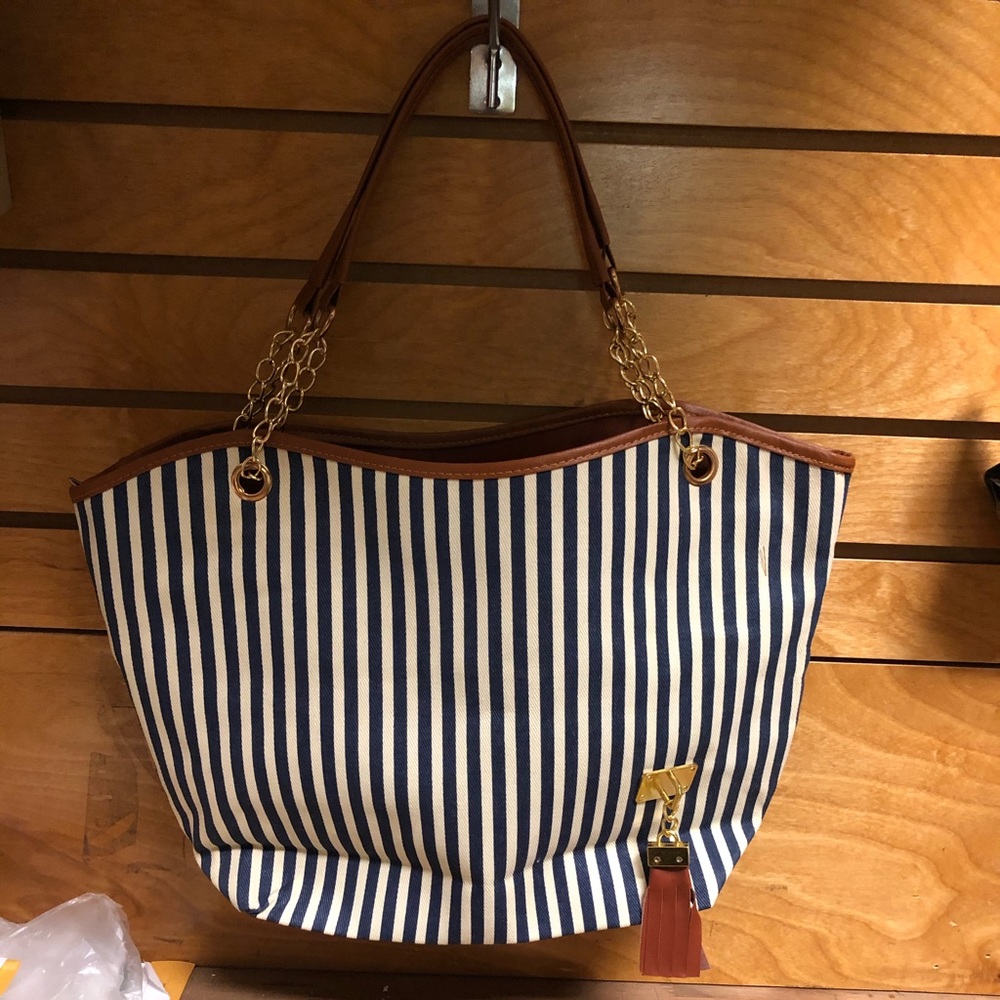 JOVANAS Fashion Stripe Tote